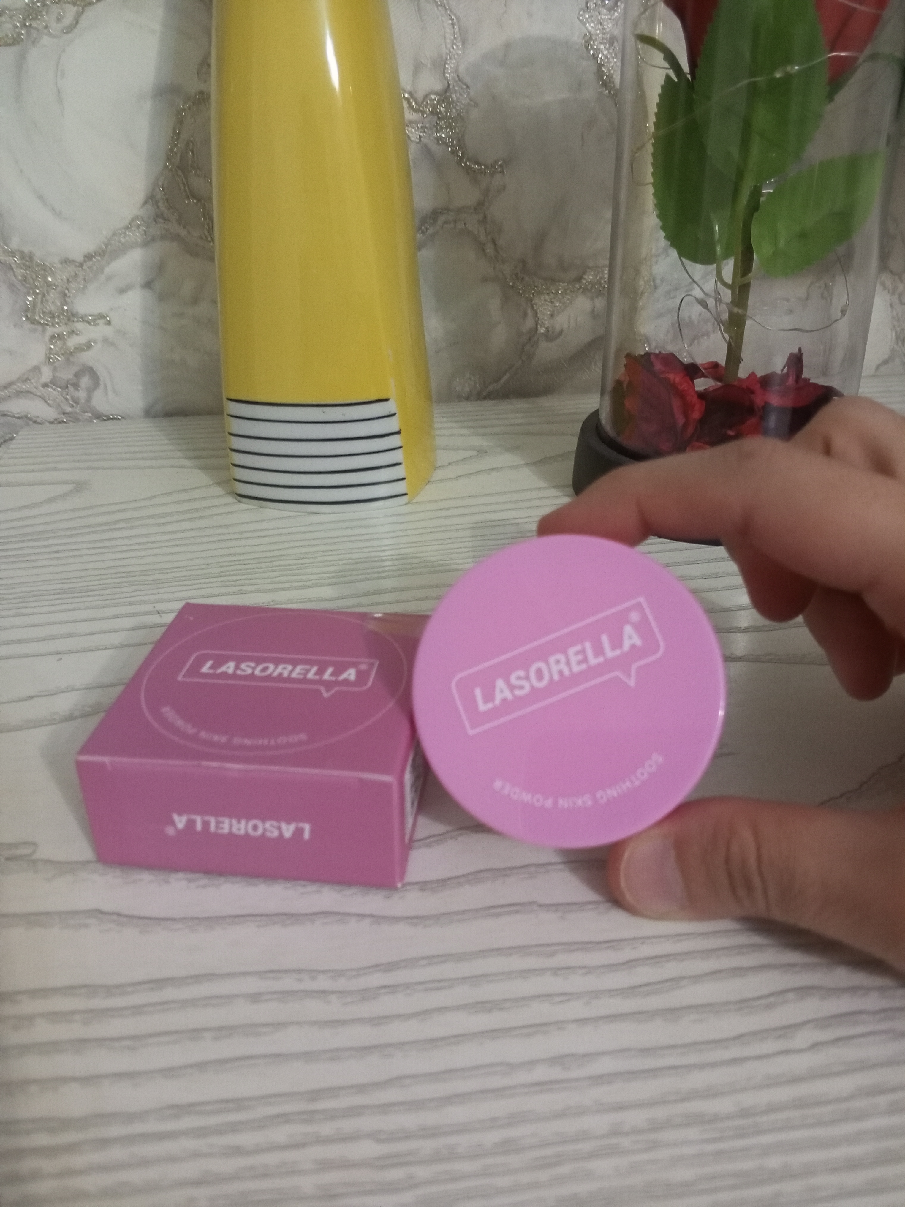Пудра для лица матирующая рассыпчатая минеральная, Lasorella 6 г