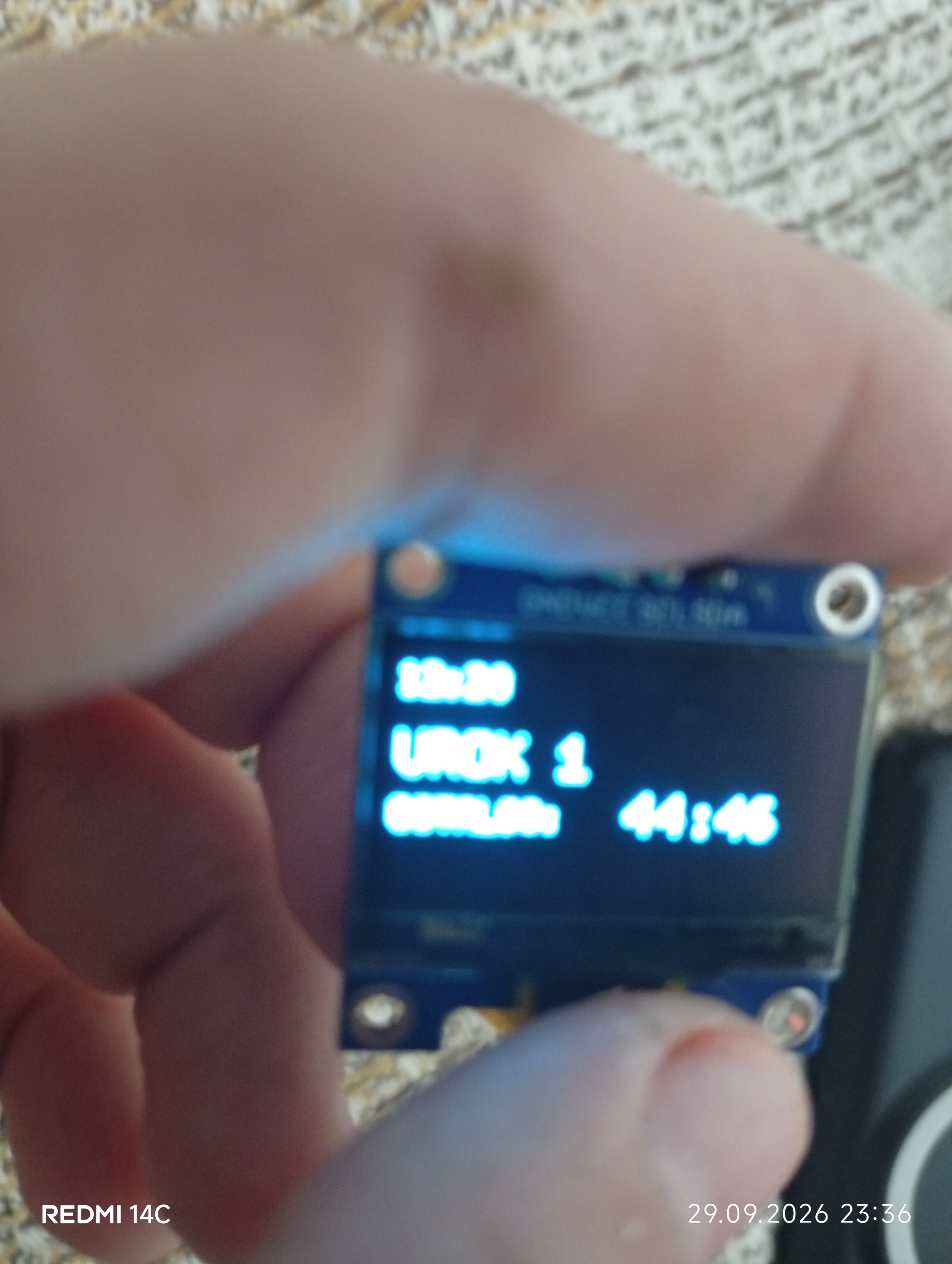 Arduino uchun ixcham OLED grafik displeylari, I2C/IIC, diagnali 0.91'/0.96'/1.3'