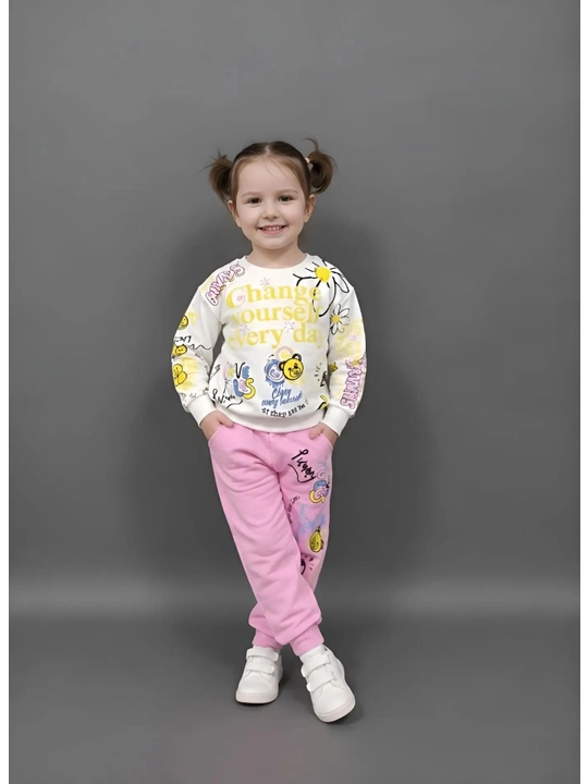 Комплект двойка для девочек, 3-4-5 лет