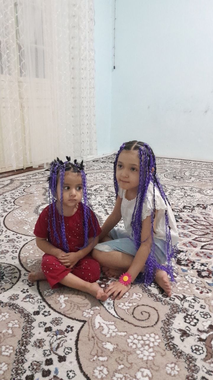 Makaron ipli Braid soch to'plami, zizi gafri ipli soch, 55-60 tagacha