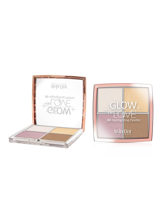 Alvin D’or HL-06 GLOW in LOVE xaylayterlar palitrasi, 20 g