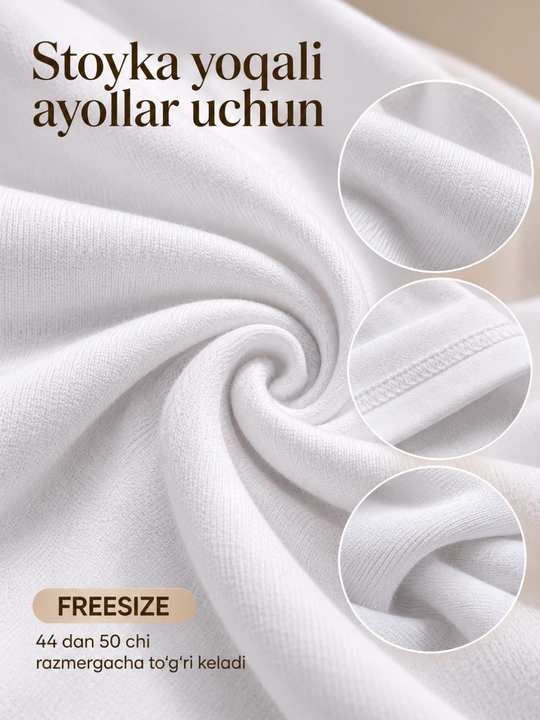 Ayollar uchun krop top, stoyka yoqali baza, yengsiz 44-54 gacha keladi free size, Xitoy