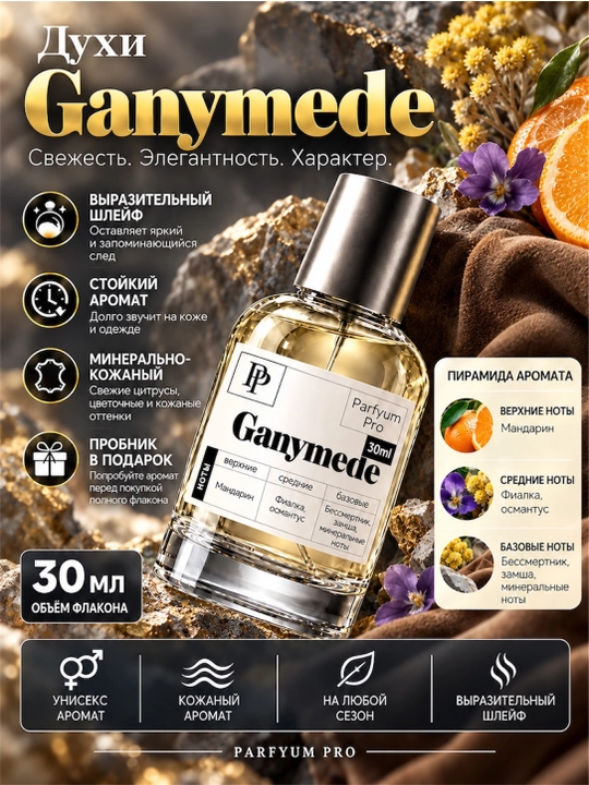 Духи Ganymede для мужчин и женщин, духи Ganymede by Parfyum Pro - 