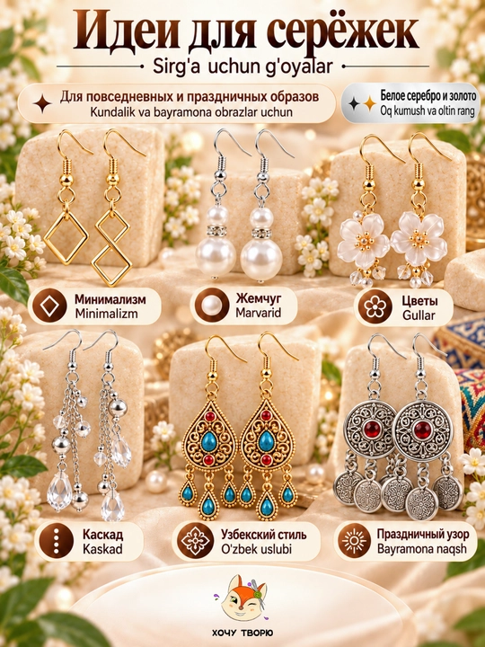 Набор для создания сережек, швензы, кольца и заглушки, фурнитура, 300 шт