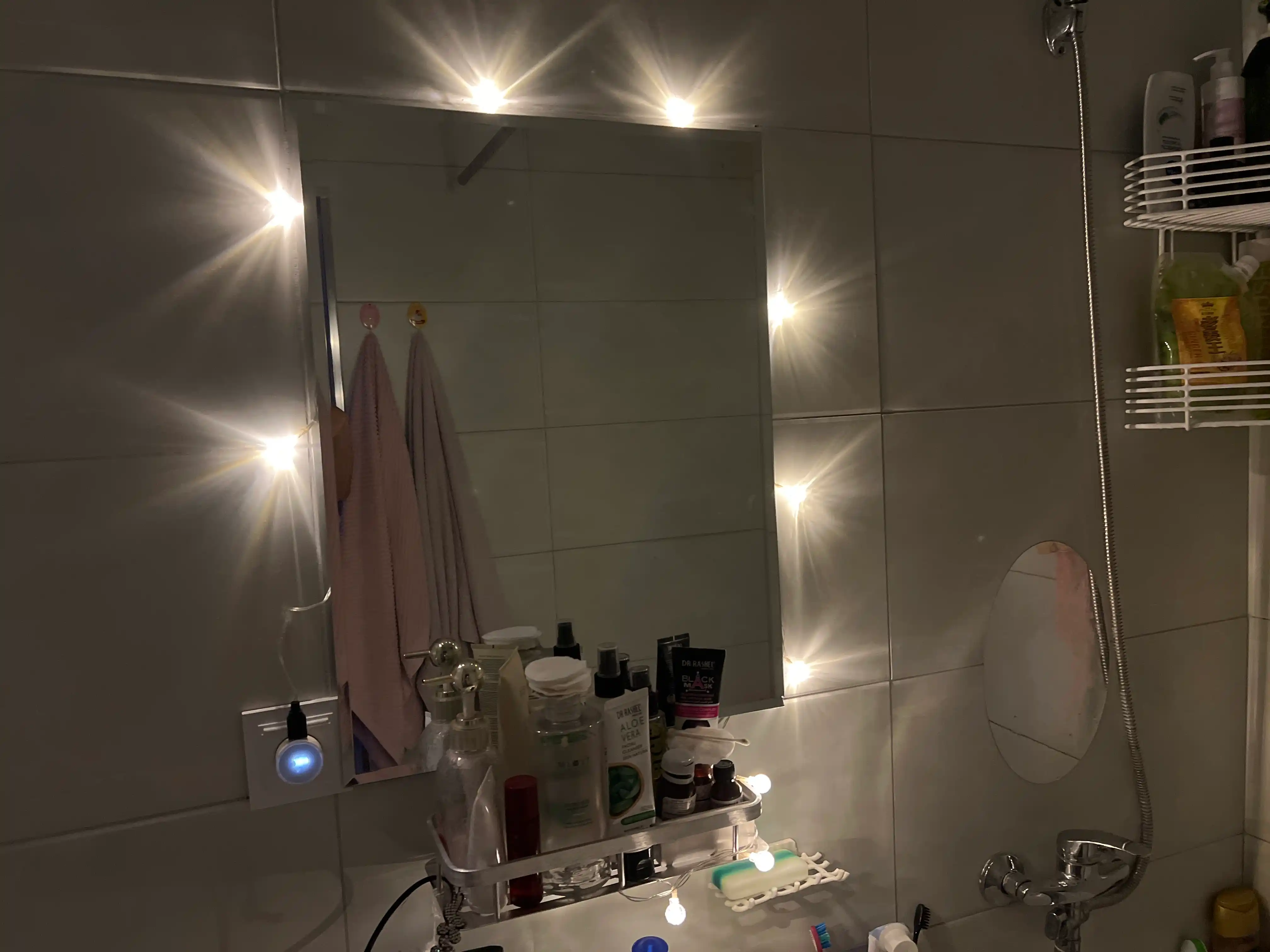 Kristall sharli LED girlyanda, USB 5V, IP44, uy, deraza va bayram bezagi uchun, 2–10 m