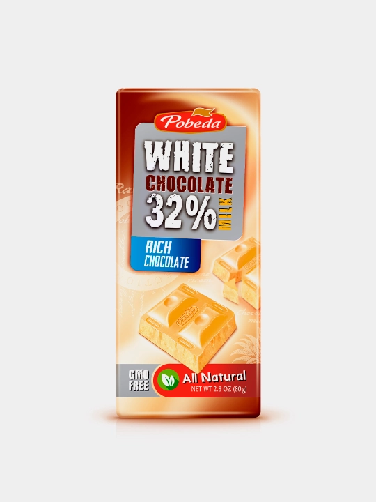Шоколад белый Победа, 80 г - 