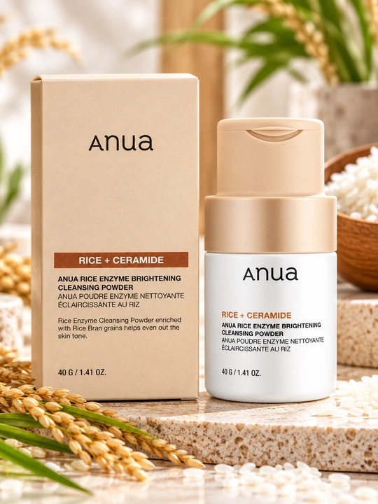 Anua Rice Enzyme Brightening Cleansing Powder ферментная пудра для умывания с рисом