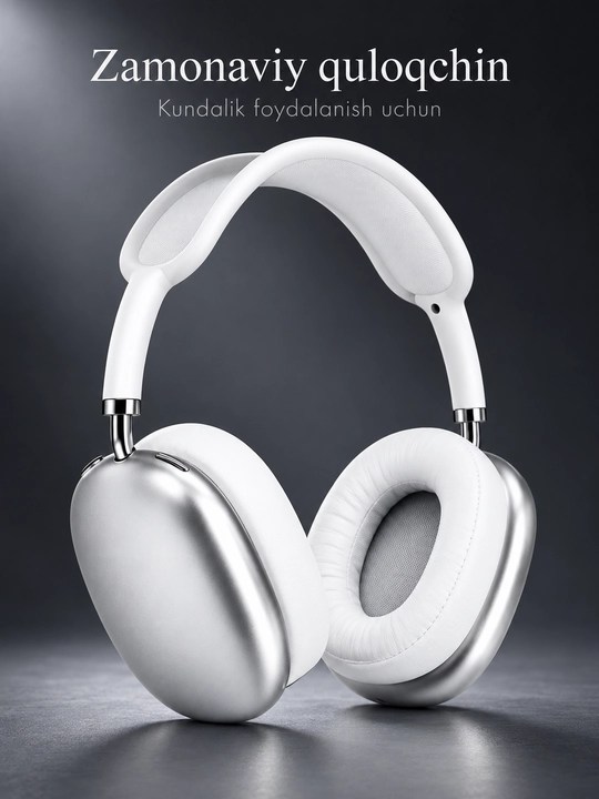 Simsiz Bluetooth quloqchinlar P9, mikrofonli, to'liq o'lchamli - 