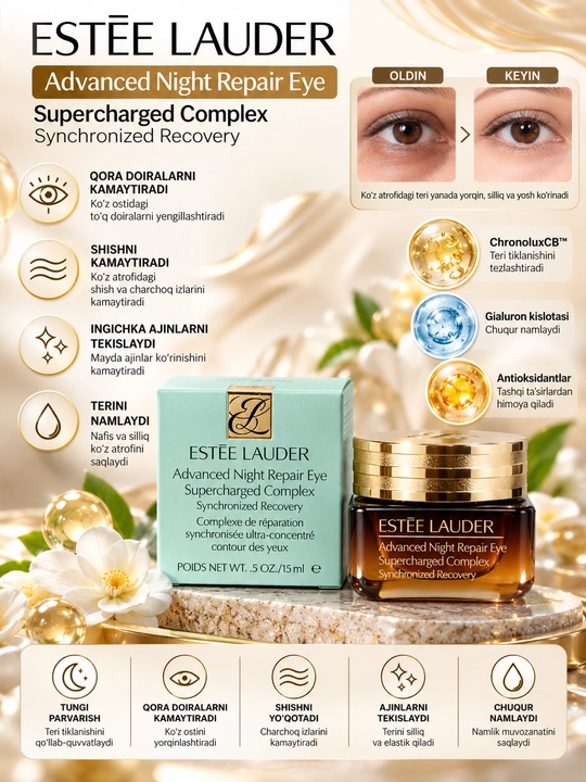 Estée Lauder Advanced Night Repair Eye Supercharged Complex крем для кожи вокруг глаз - 