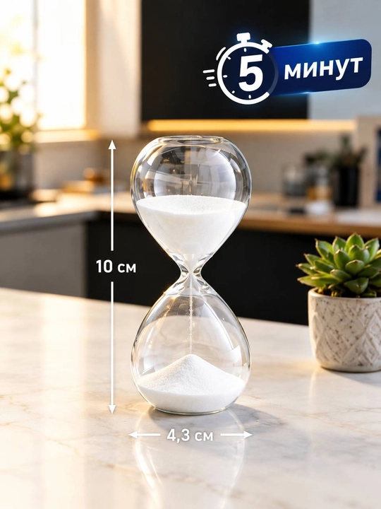 Qum soati, shisha qum soati, dekor qum soati, stol bezagi, vaqt o’lchagich, ofis dekor - 