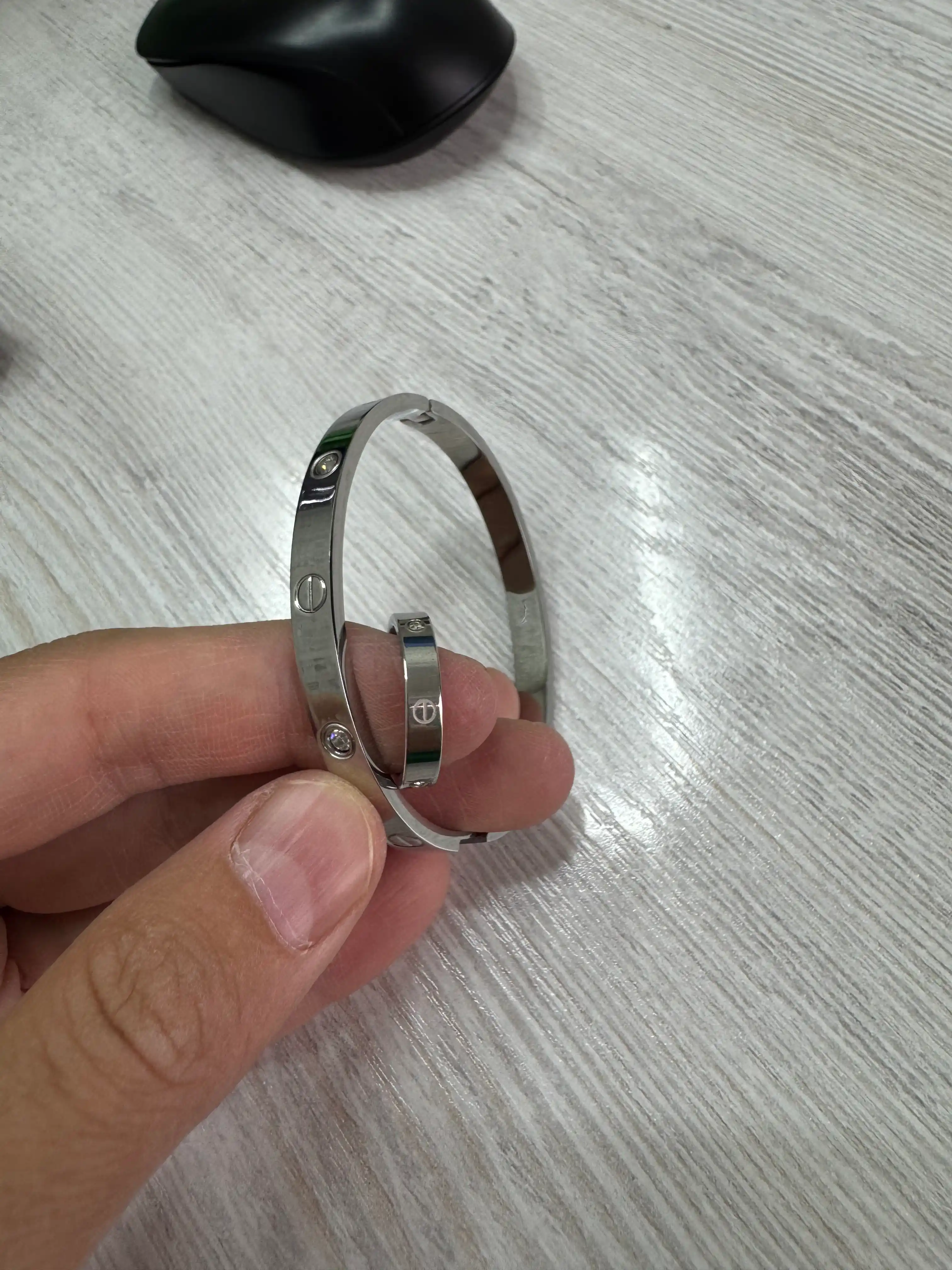 Женский браслет с кольцом Cartier Love, Cartier Clash, Cartier Nail, Bvlgari, Vanclef