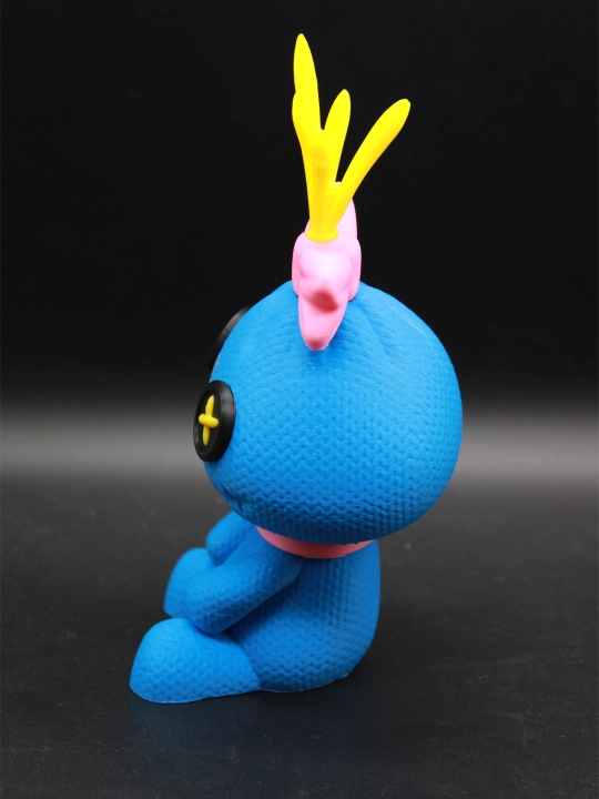 "Skramp" 3D-figura suvenir / Lilo va Stich o'yinchoq, stolda va javonda interyer dekori - 