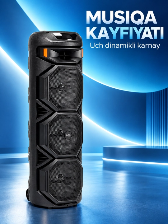 Bluetooth ZQS 8301-8308 - katta musiqa karnayi, simsiz mikrofon
