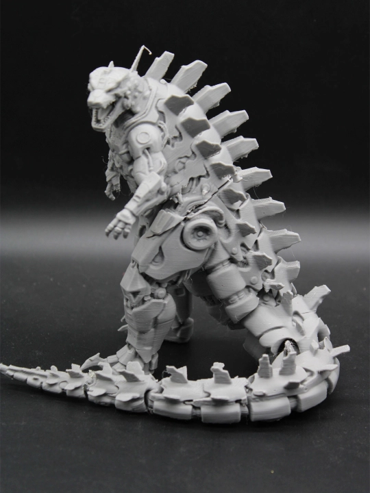 "Mexagodzilla" 3D-figura boyash uchun, Harakatlanuvchi o'yinchoq va interyer dekori