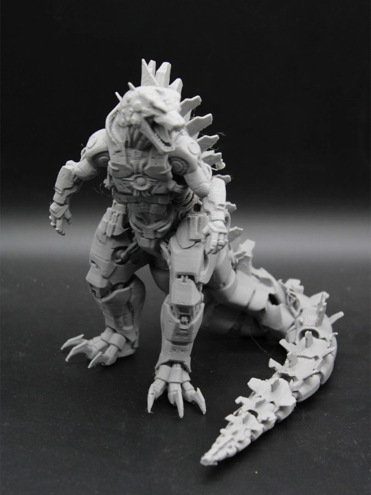 "Mexagodzilla" 3D-figura boyash uchun, Harakatlanuvchi o'yinchoq va interyer dekori