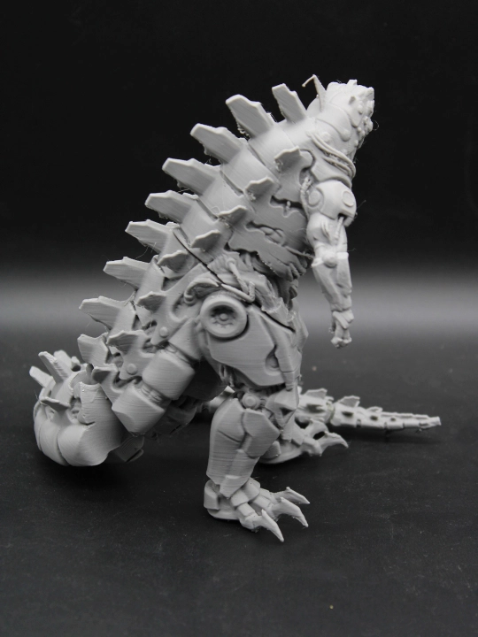 "Mexagodzilla" 3D-figura boyash uchun, Harakatlanuvchi o'yinchoq va interyer dekori