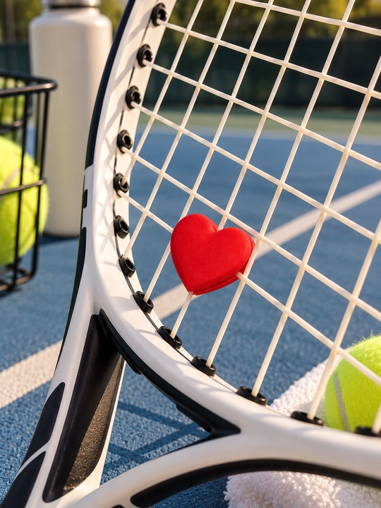 Tennis raketkasi uchun silikonli tebranish so‘ndirgich, torlar uchun dempfer, 1 dona - 