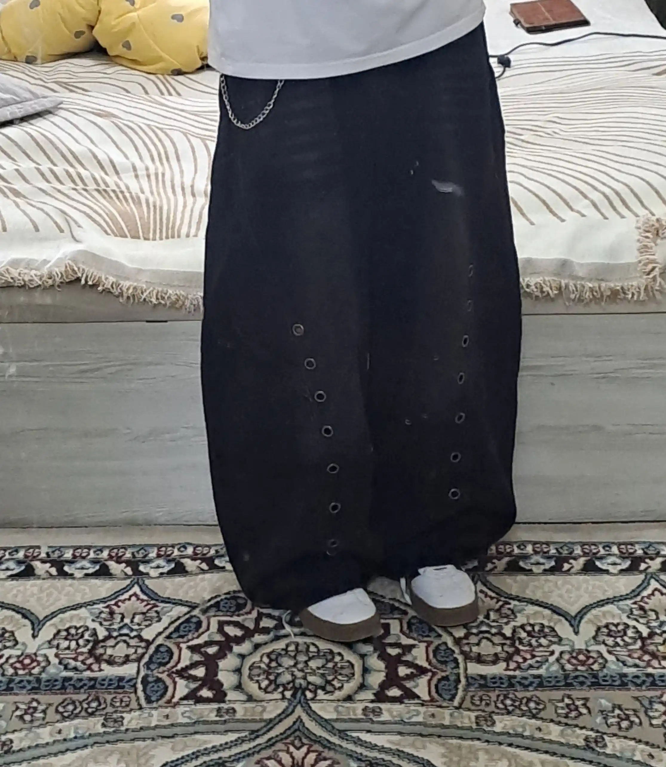 Ayollar va erkaklar jinsi shimlari, keng va yupqa, Y2K uslubidagi BAGGY, keng, yopishqoq, S-3XL