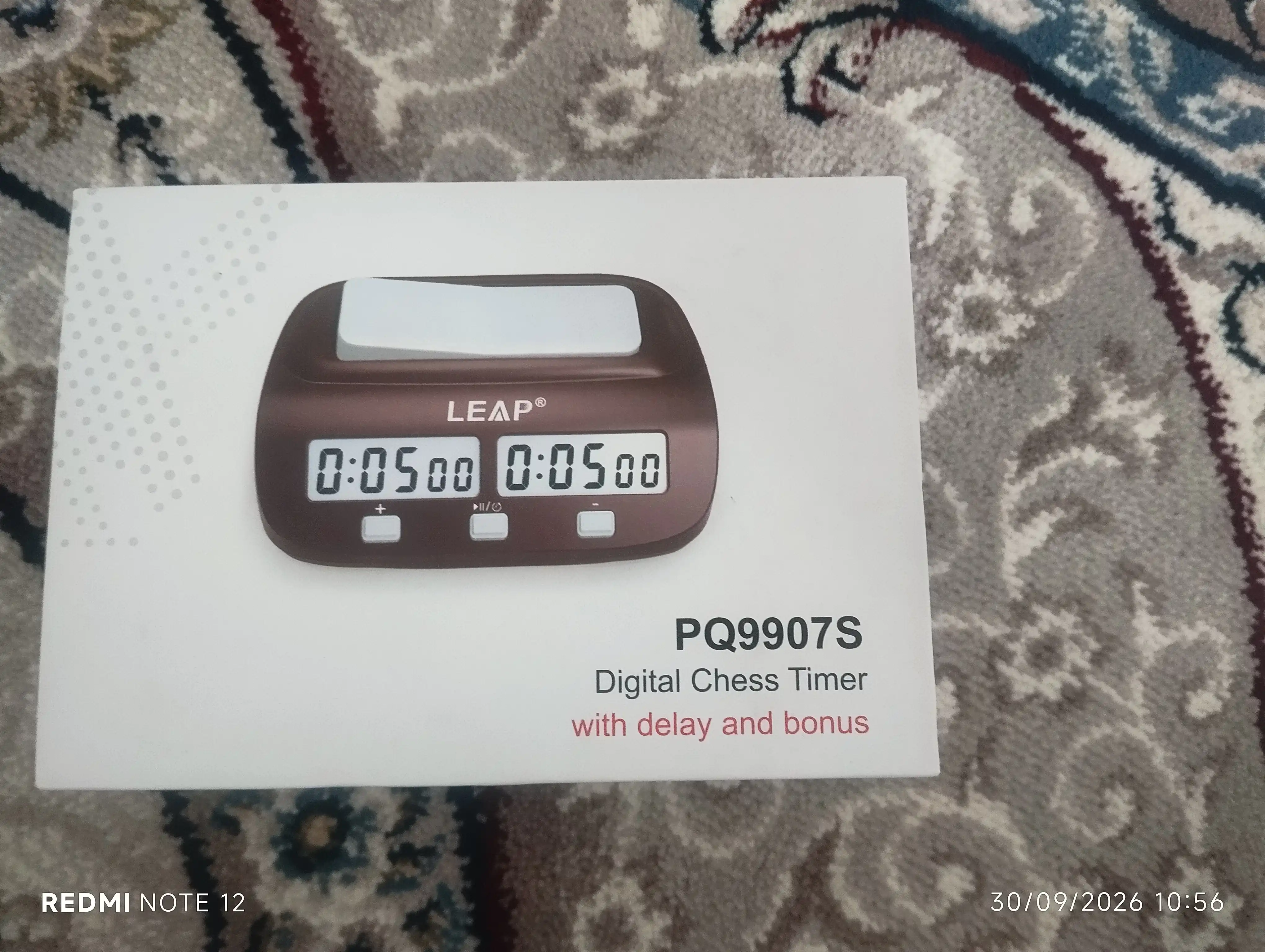 LEAP PQ9907S Professional raqamli shaxmat soati, ikki tomonlama taymer