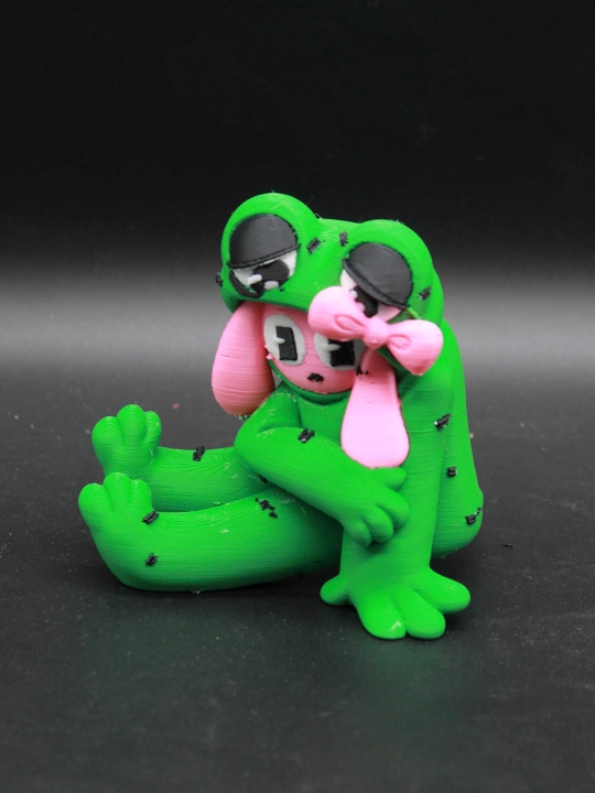 "Quyoncha lyaqushka kiyimida" 3D-figura, O'yinchoq dekor, stoldagi suvenir - 