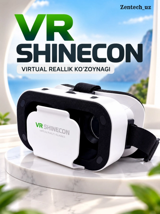 VR SHINECON очки виртуальной реальности для смартфона, 3D, 360° видео и VR-игр - 