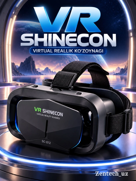 VR SHINECON очки виртуальной реальности для смартфона, 3D, 360° видео и VR-игр - 
