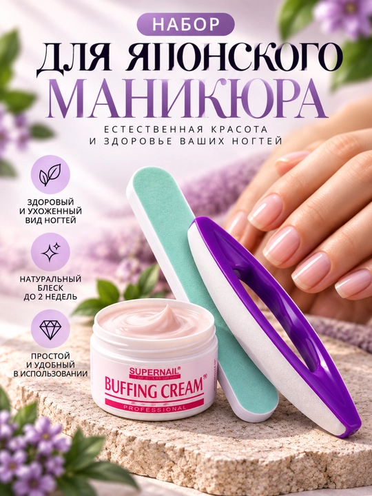 Набор для японского маникюра — профессиональный уход за ногтями - 