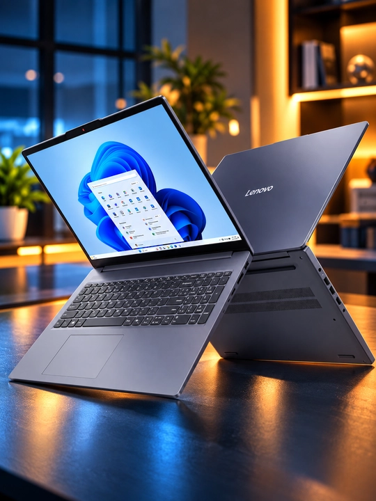 Lenovo IdeaPad Slim 3 — AMD Ryzen 5-40, 8 ГБ DDR5, SSD 512 ГБ, 15.6″ FHD IPS, Win 11 Pro