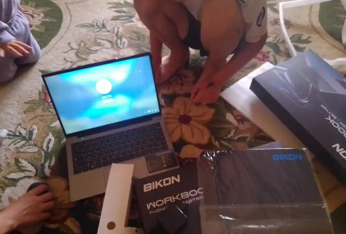BIKON Ноутбук 14" — Windows, для офиса, учёбы, работы и дома, универсальный ноутбук
