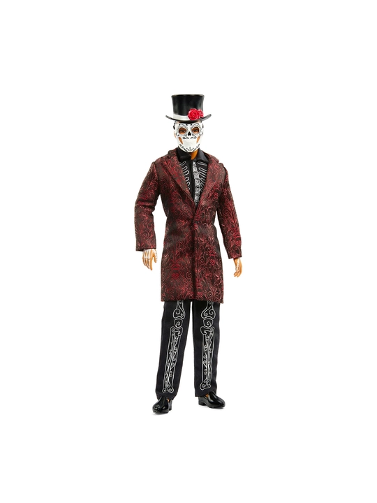 Barbie Signature Día De Muertos 2026 коллекционная кукла Ken в наряде с маской и цилиндром - 
