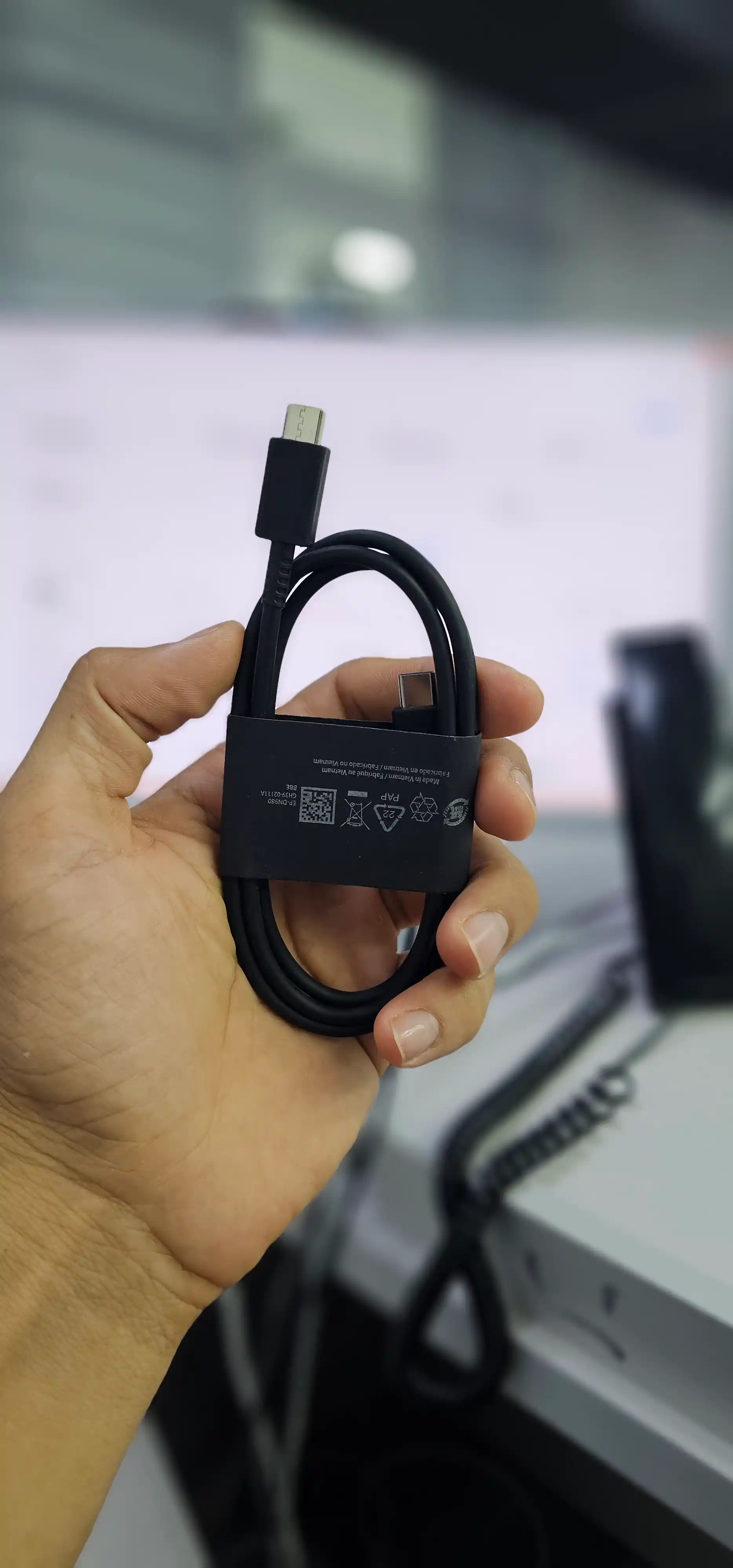 Кабель Type-C to Type-C EP-DW767 Fast Charging для Samsung Xiaomi Honor iPhone 15 16 17