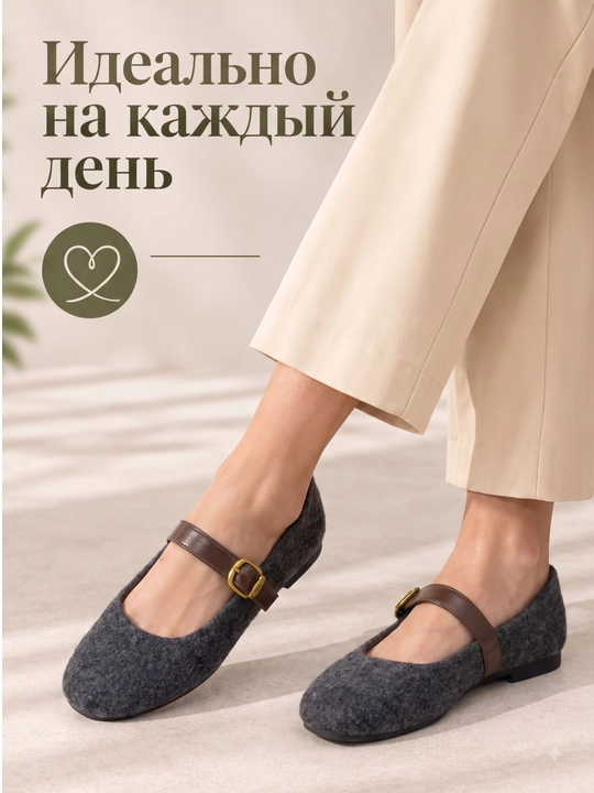 Женские туфли Mary Jane с бантом 36-40