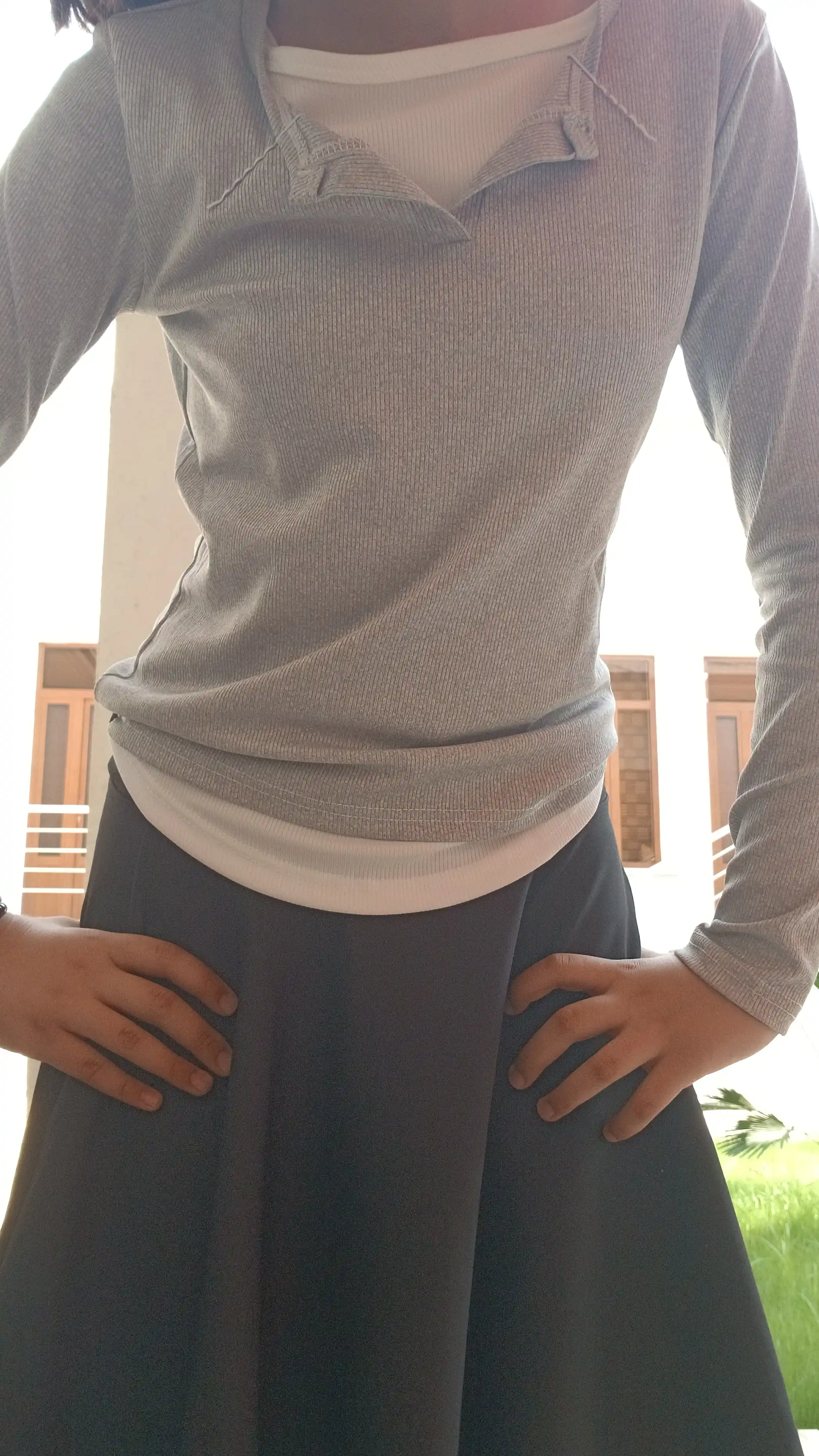 Ayollar uchun paxtali longsliv, uzun yengli, yumshoq va qulay, S-XL