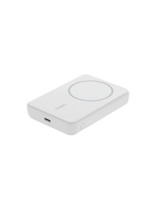 Simsiz powerbank Belkin 5000 mAh Qi2 MagSafe White