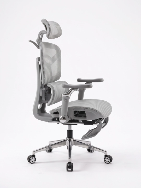 Ergonomik ofis kreslosi, to‘rli suyanchiqli, 120 kg gacha yuk ko‘taradigan, sozlanadigan