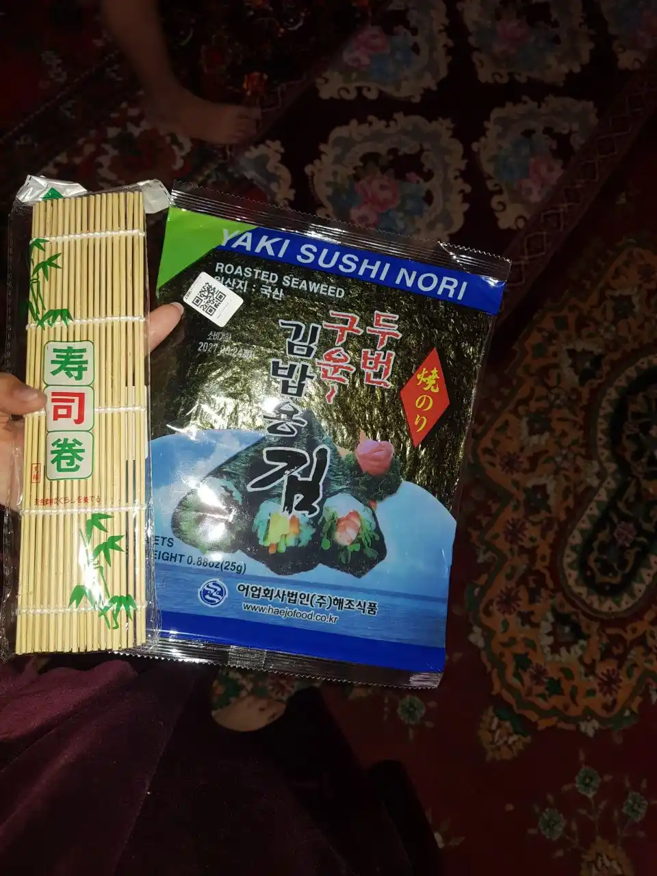 Dengiz o'tlari kimchi "Sushi-Nori" paket 20 g, 10 varaq