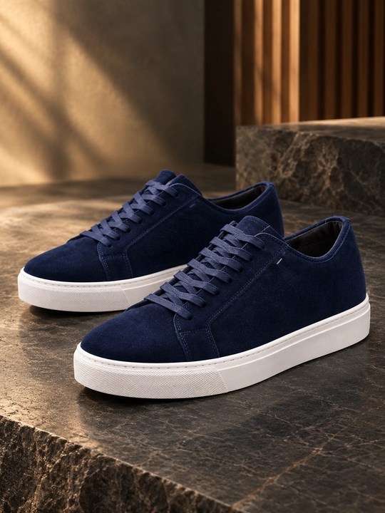 Кеды мужские классические замшевые Santoni - 
