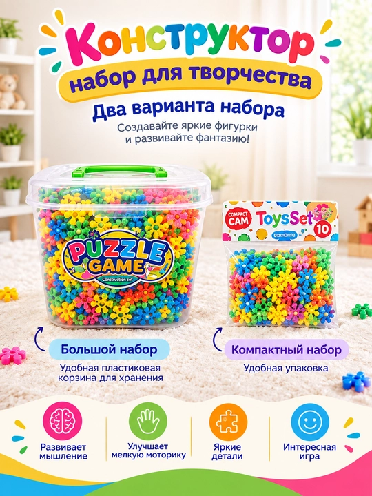 Развивающие блочные конструкторы для детей