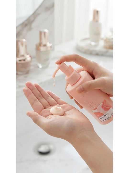 Heres B2uty Peach & Centella Cleansing Emulsion Shaftoli va sentella tozalovchi