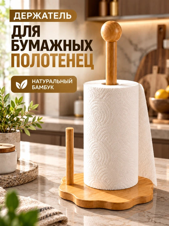 Qog‘oz sochiq ushlagich, sochiq tagligi, oshxona aksessuarlari - 
