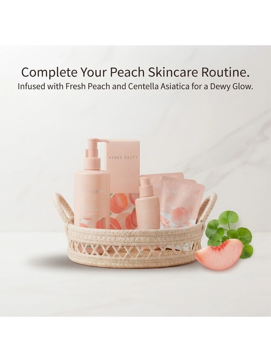 Heres B2uty Peach & Centella Cleansing Emulsion Shaftoli va sentella tozalovchi