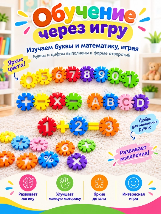 Развивающие блочные конструкторы для детей