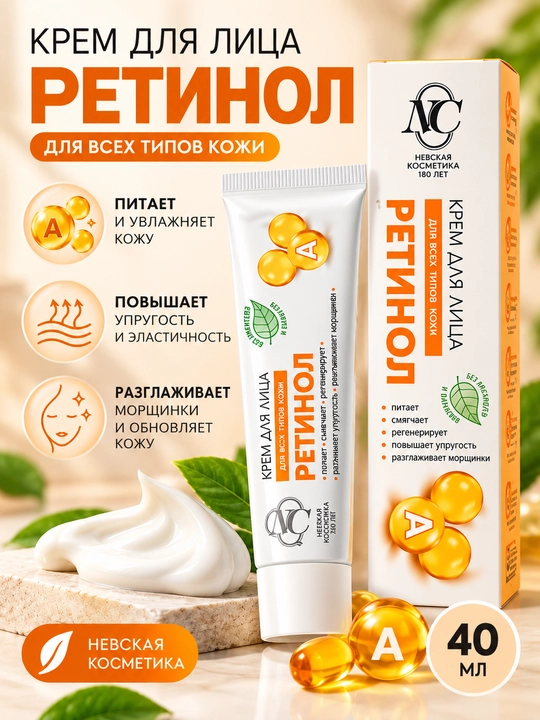 Ретиноловый крем для лица от Невская косметика