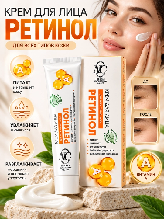 Ретиноловый крем для лица от Невская косметика