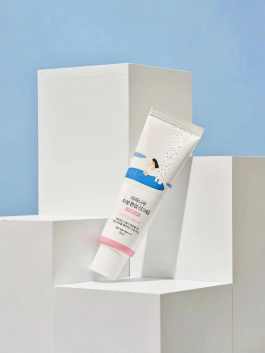 Round Lab, Tone-Up SPF, SPF50+ PA++++, yuz uchun SPF, quyoshdan himoyalovchi krem, ton-ap krem - 