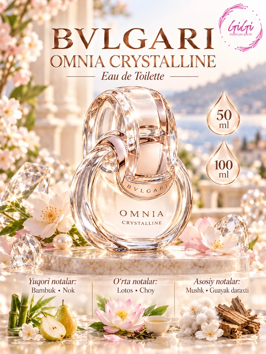 Bvlgari Omnia Crystalline Eau De Toilette  50/100 ml