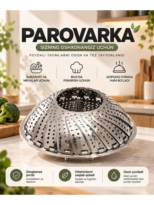 Пароварка для приготовления на пару, для здорового питания - 