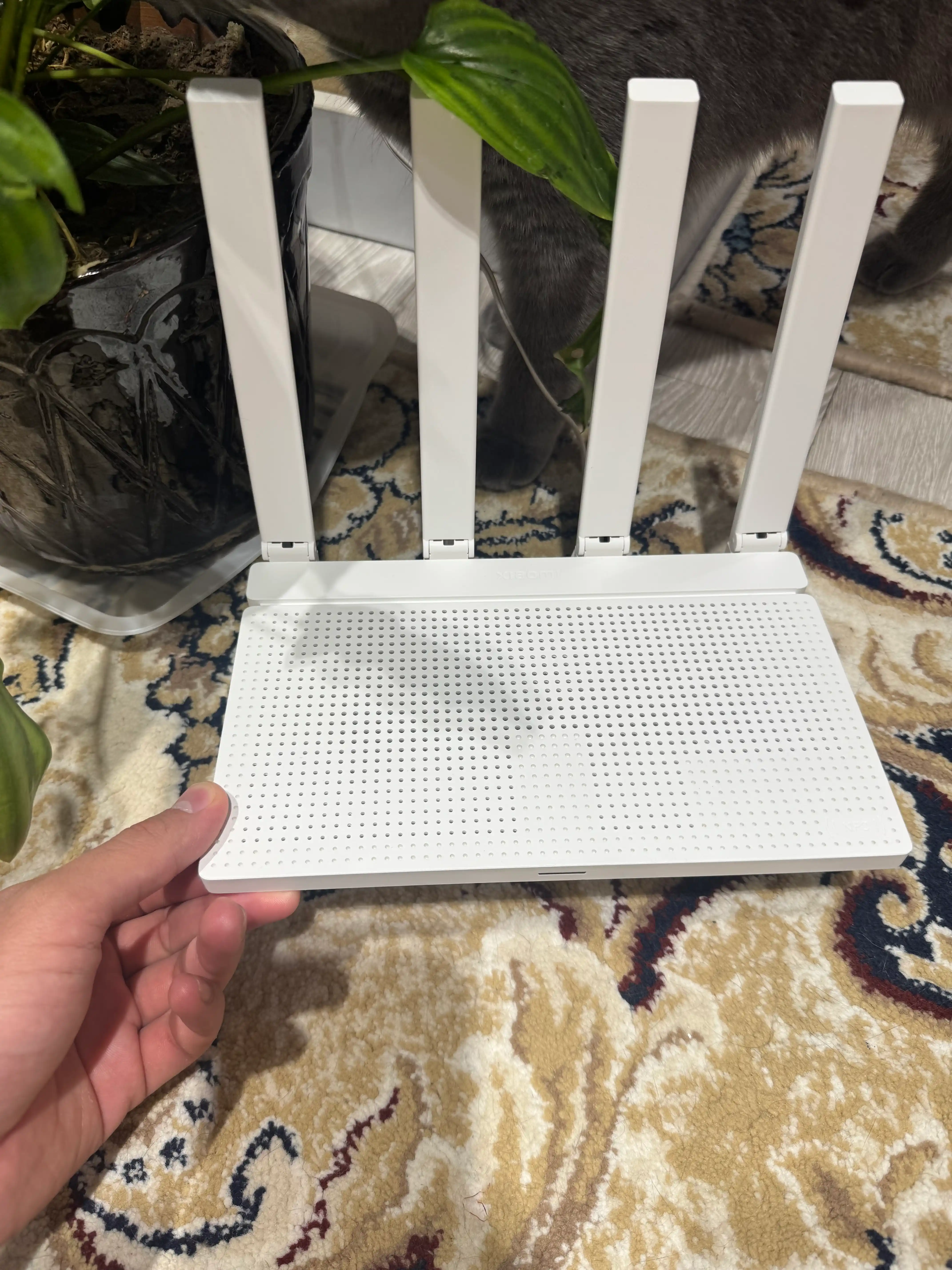 Router Xiaomi Wi-Fi AX3000T , ikki diapazonli,uy va ofis uchun Wi-Fi 6 router, 3000 Mbit/s