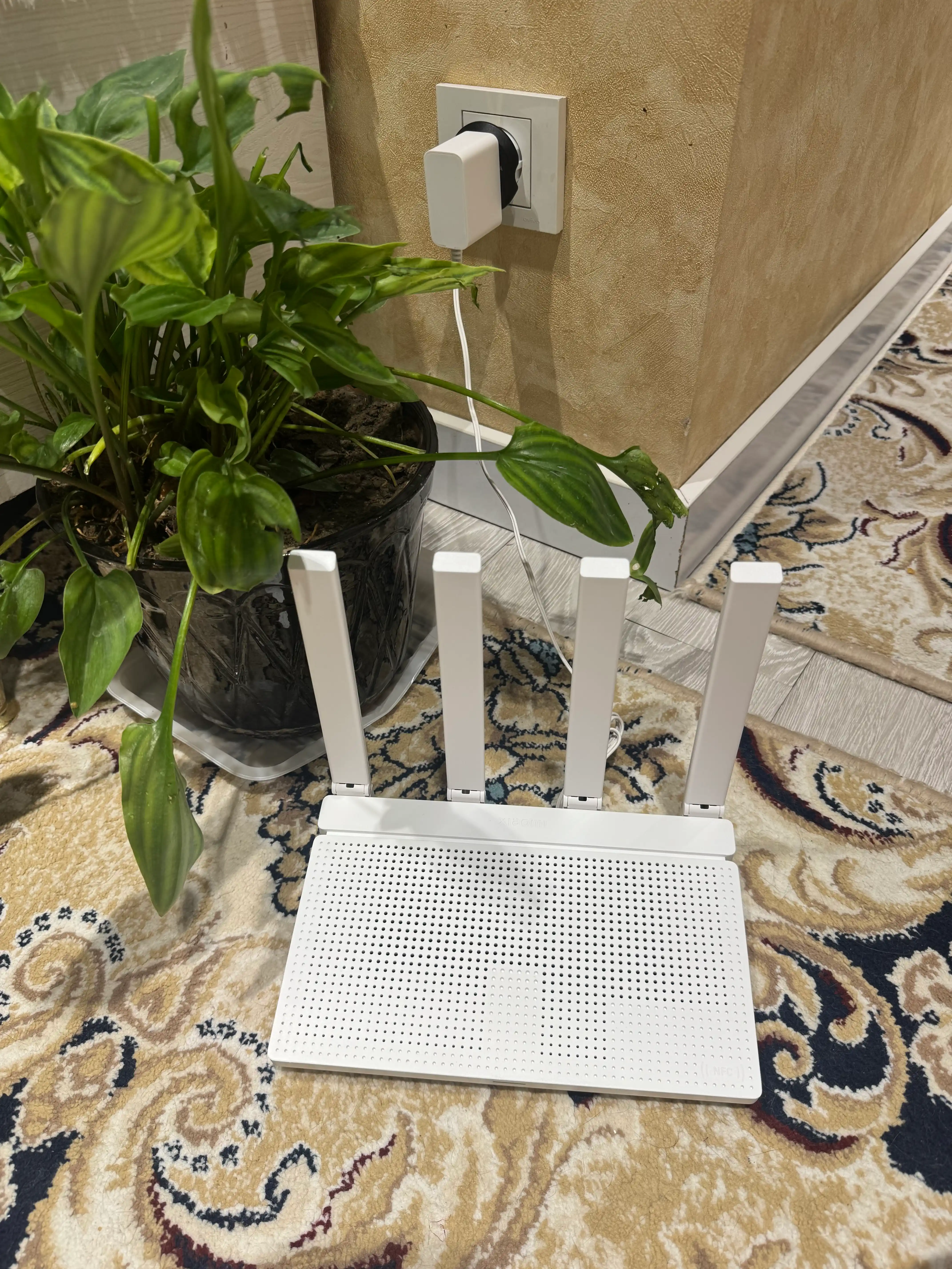 Router Xiaomi Wi-Fi AX3000T , ikki diapazonli,uy va ofis uchun Wi-Fi 6 router, 3000 Mbit/s