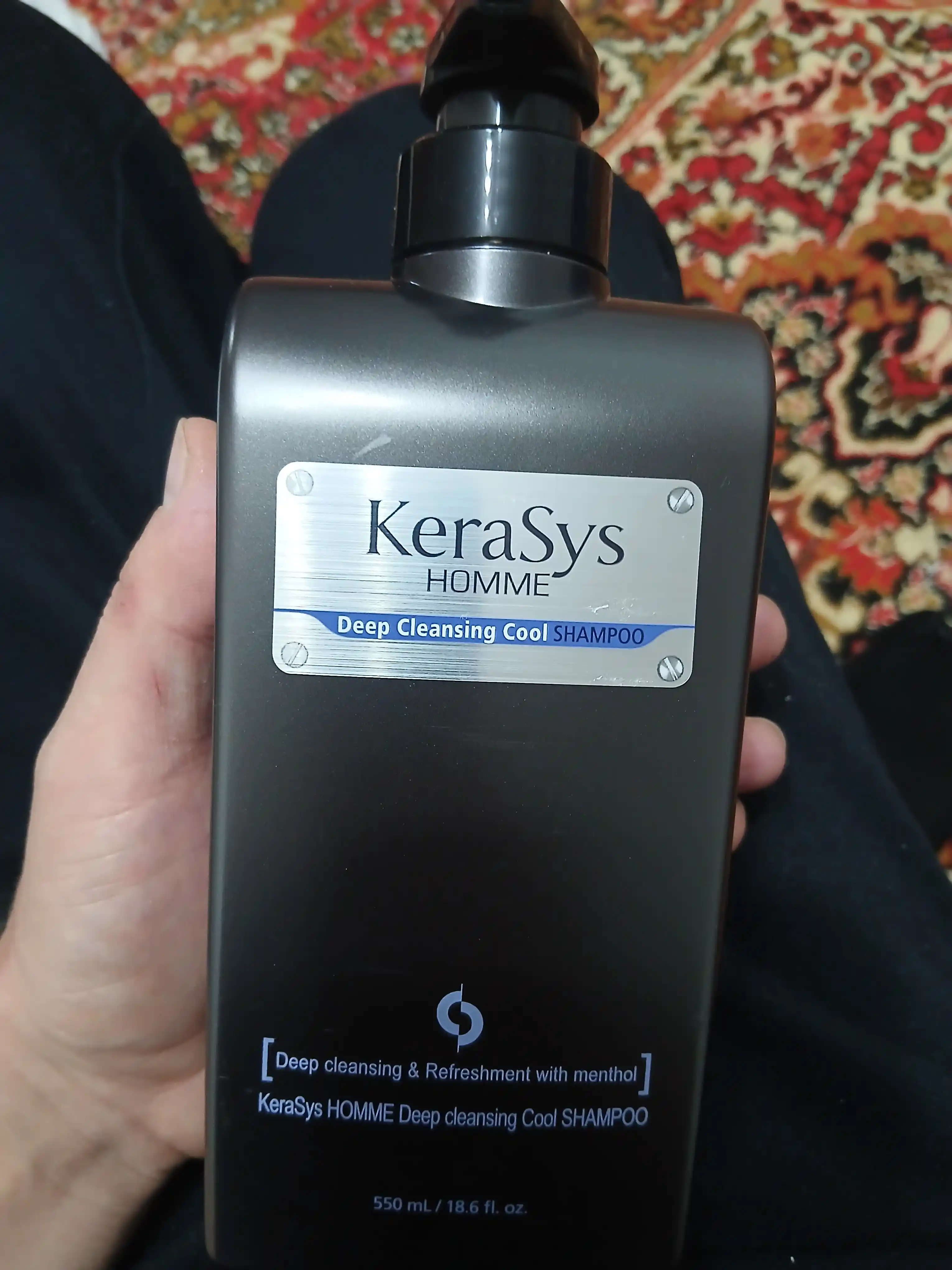 Шампунь для мужчин, глубокое очищение с ментолом, Kerasys Homme, 550 мл